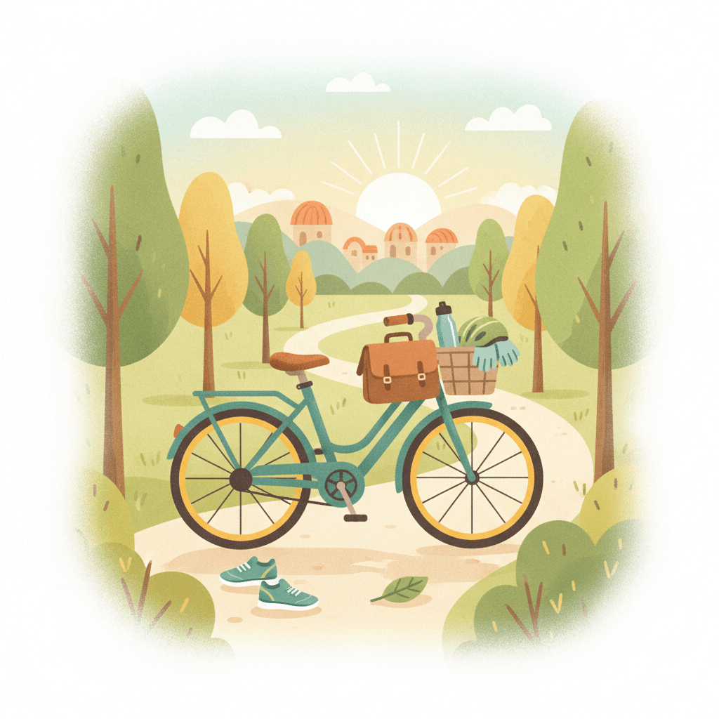 Cover image for German reading article: Mit dem E-Bike zur Arbeit: Der gesunde Kompromiss