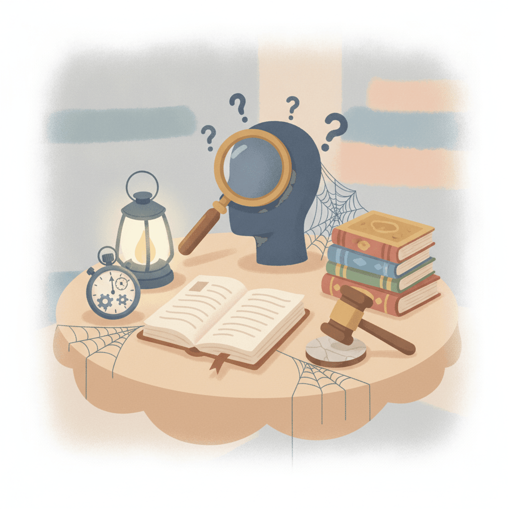 Cover image for German reading article: Die Psychologie des Falschen Geständnisses