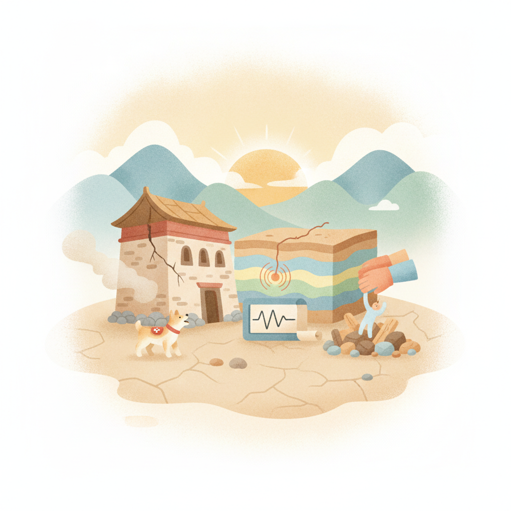 Cover: Erdbeben der Stärke 7,0 erschüttert Chinas Xizang-Region